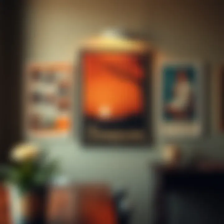 Classic vintage posters showcasing retro design