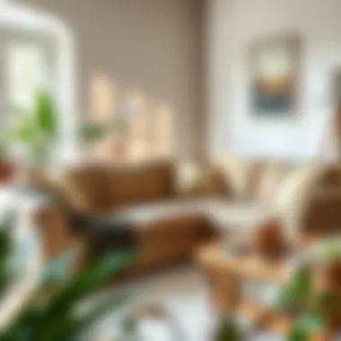 Eco-Friendly Choices for Modern Homes Sustainable couch cover options displayed in a home setting