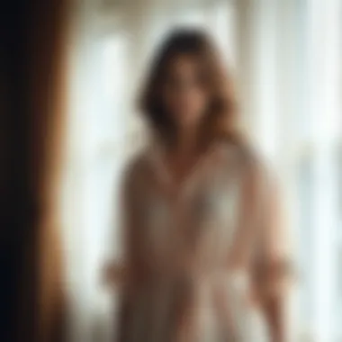 Evening Elegance: Luxurious Sheer Cover-Up Shirt Luxurious sheer cover-up shirt in a flowing fabric suitable for evening wear