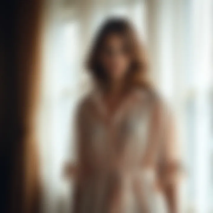 Evening Elegance: Luxurious Sheer Cover-Up Shirt Luxurious sheer cover-up shirt in a flowing fabric suitable for evening wear