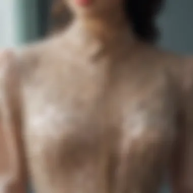 Detailing and Elegance in Birthday Blouses Close-up of intricate details in a birthday blouse design