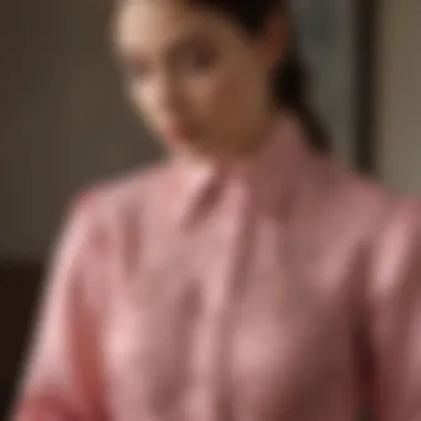 Craftsmanship and Sustainability in Fashion Artisan crafting a birthday blouse with sustainable materials