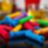 Elegant silicone drink markers in vibrant colors