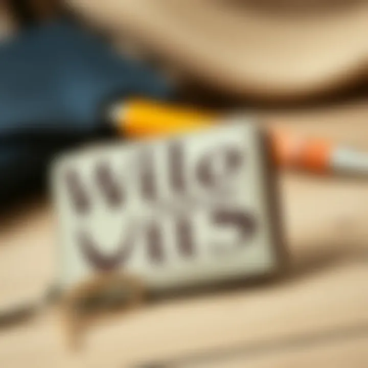 Eco-friendly skinny wallet made from sustainable materials