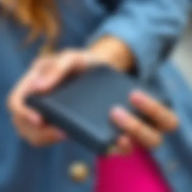 Compact skinny wallet with multiple compartments for organization