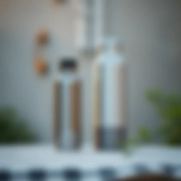Stylish steel insulated water bottle with a sleek design