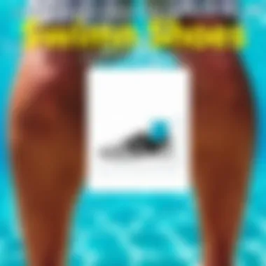 Importance of Proper Fit in Swim Shoes Illustration showing proper fit and sizing for swim shoes