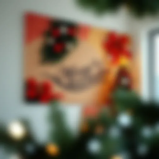 Exploring the Aesthetic and Cultural Significance of Christmas Wall Art Canvas Introduction