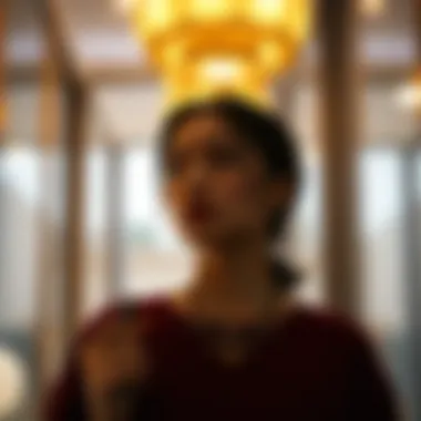 Modern Elegance of Pagoda Necklaces Woman wearing a pagoda necklace in a modern setting