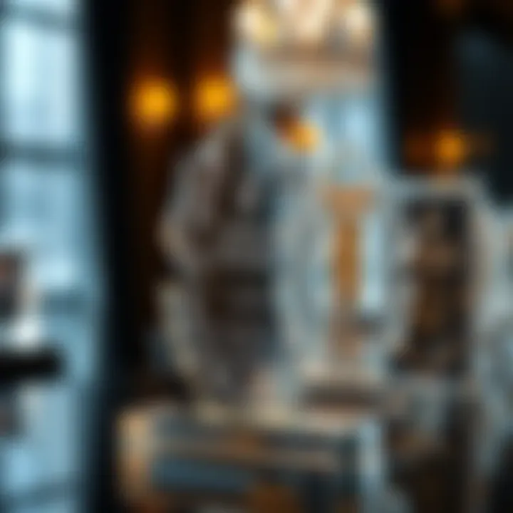 Elegant Acrylic Awards with Personalization Acrylic plaque awards showcasing intricate designs and personalized touches