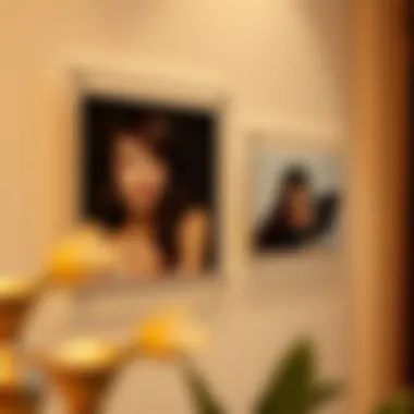 Chic Home Décor with Acrylic Photo Plaques Stylish home décor featuring acrylic plaques adorned with photographs