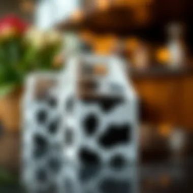 Creative customization options for cow print favor boxes.