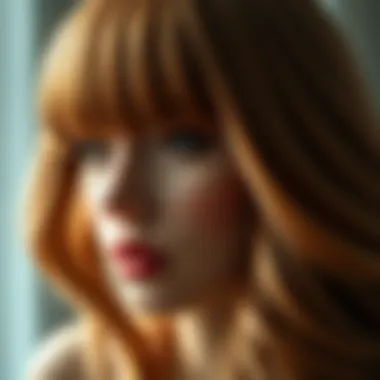 Diverse Wig Materials Diverse wig materials showcasing texture and shine