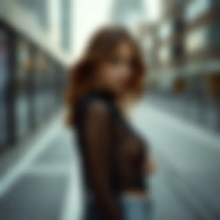 Notable Exploring the Allure of Black See-Through Long Sleeve Apparel