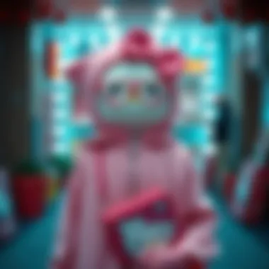 Captivating Hello Kitty Fashion Items Captivating Hello Kitty-themed fashion items styled creatively
