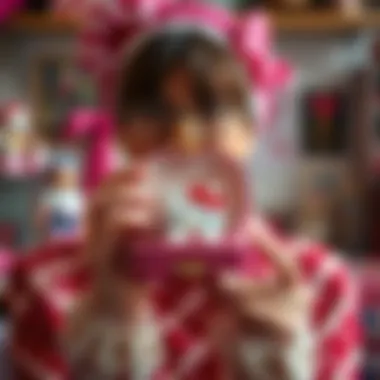 Collector showcasing a treasured Hello Kitty jewellery box