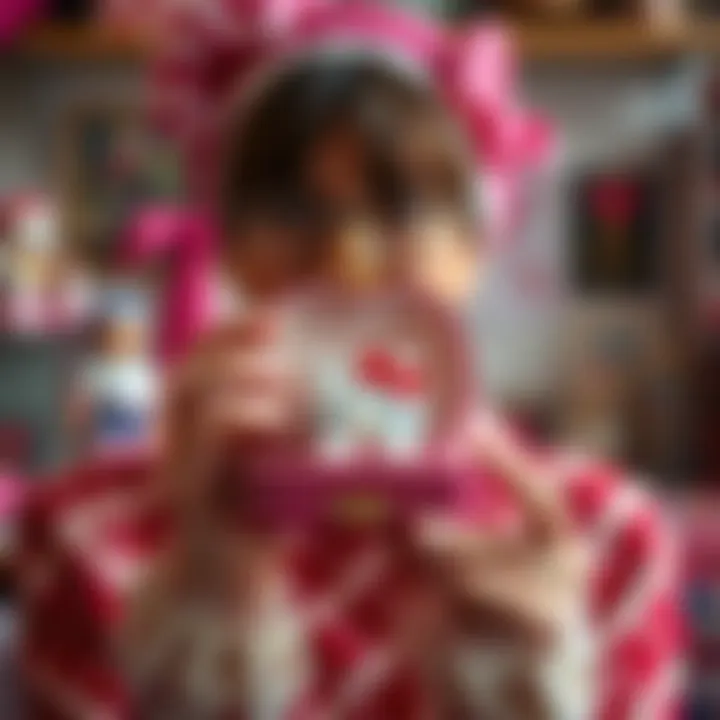 Collector showcasing a treasured Hello Kitty jewellery box