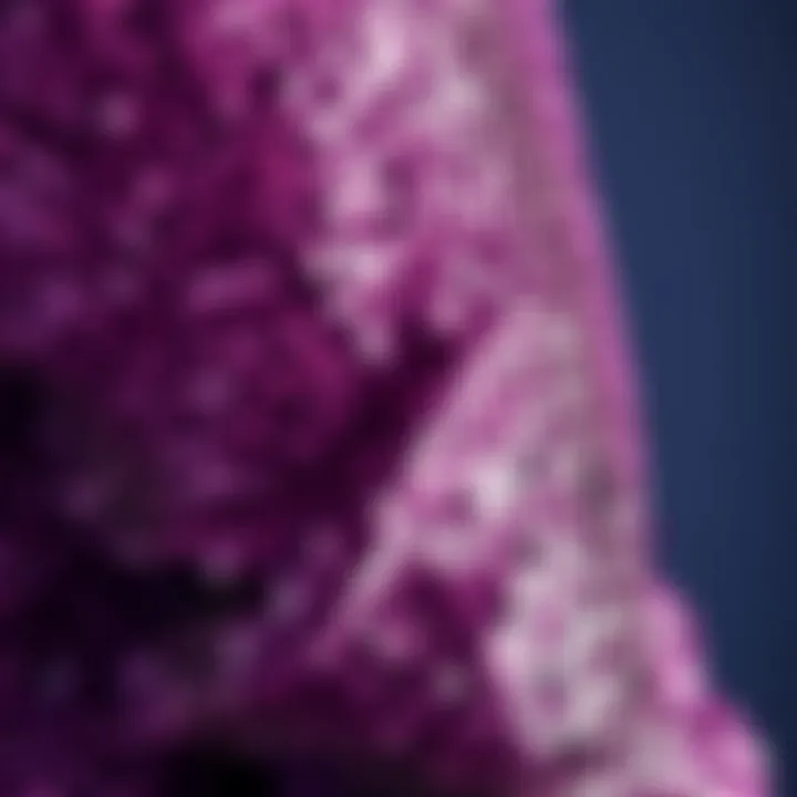 Close-up of the shimmering fabric of plus size sequin flare pants.