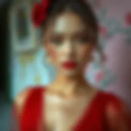 Exploring the Allure of Red See-Through Dresses Introduction