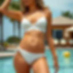 Vintage-inspired swimwear collection showcasing high waist designs