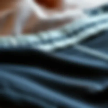 Rich Textures of Underwear Fabrics Close-up of fabric textures