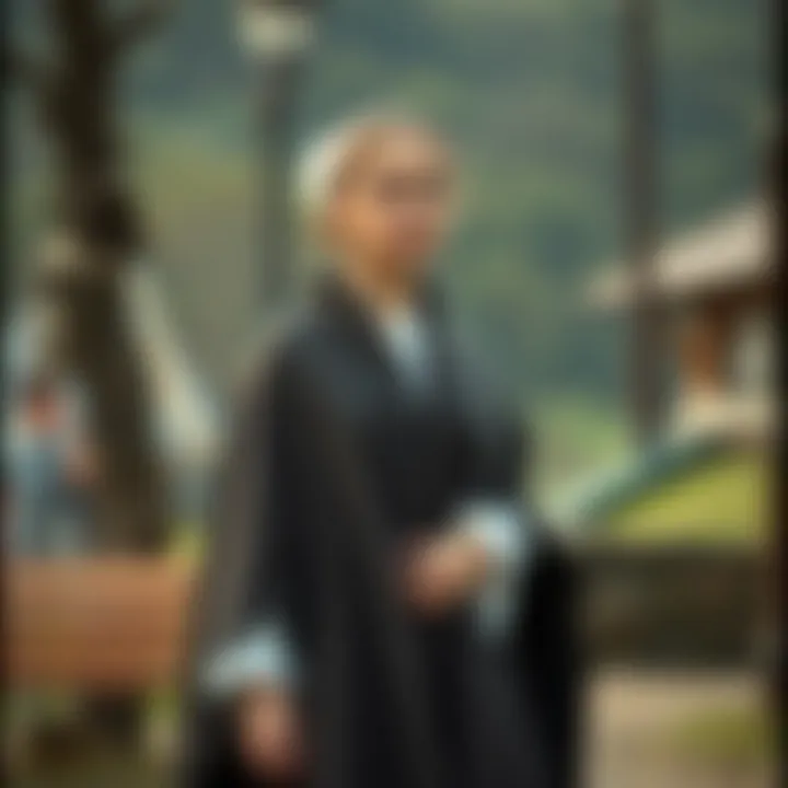 Historical Long Capelet Fashion Historical depiction of a long capelet in traditional fashion, showcasing its evolution