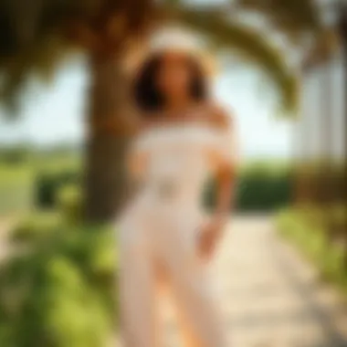 Versatile Styling Tips for Outdoor Settings Versatile styling tips for two-piece off-the-shoulder pants sets in outdoor settings