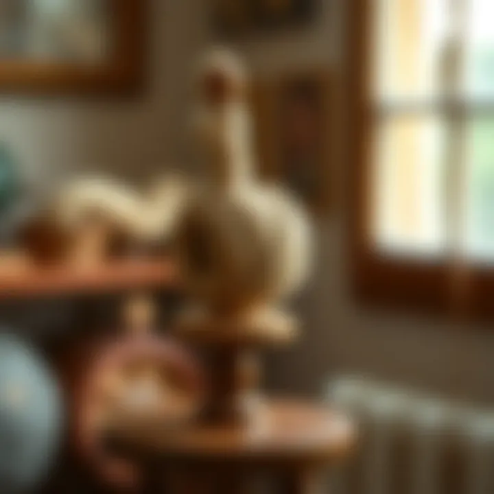 Beautifully Spun Yarn on a Handcrafted Spindle A beautifully spun yarn displayed on a handcrafted spindle