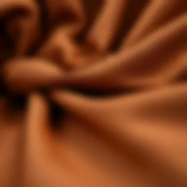 Close-Up of Fabric Textures Close-up of brown fabric textures used in cover ups