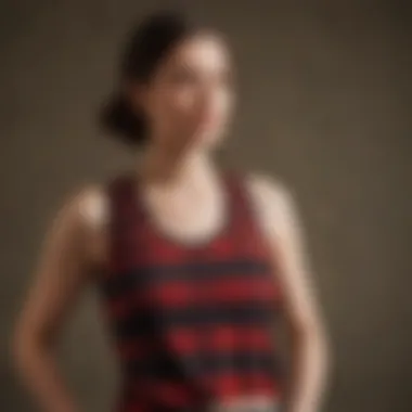 Sustainability in Buffalo Plaid Fashion Sustainable fashion aspects highlighted in a buffalo plaid tank top