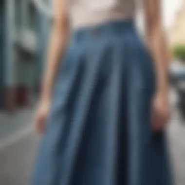 Sustainability in Chambray Skirt Fashion Sustainable fashion elements related to chambray skirts