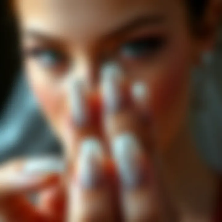 Futuristic trends in nail art represented by innovative waterproof designs