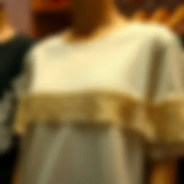 Lace Trim Through the Ages Historical lace trim garment display