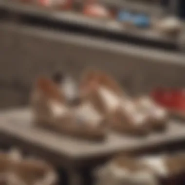 Historical Significance of Espadrilles Historical evolution of espadrille designs displayed