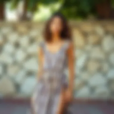 Sustainability in Summer Fashion Sustainable fashion options for summer midi dresses.