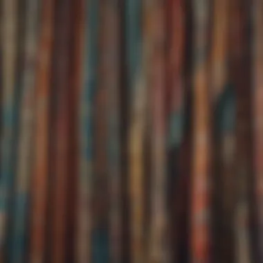 The Textural Diversity of Boho Materials A diverse collection of fabrics and textures used in boho dresses.