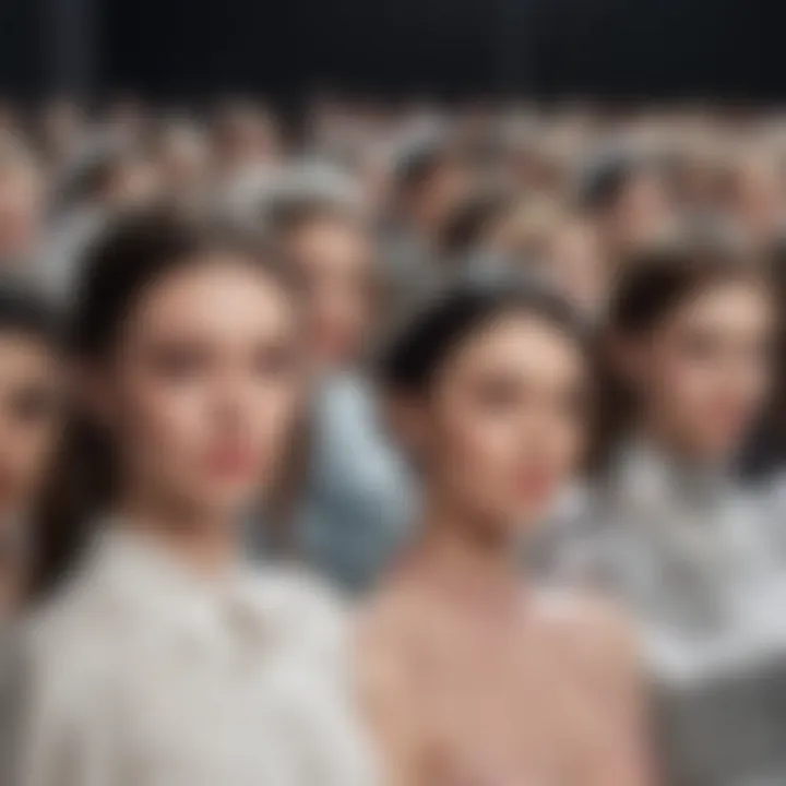 Diverse group of individuals showcasing various wearable fan styles