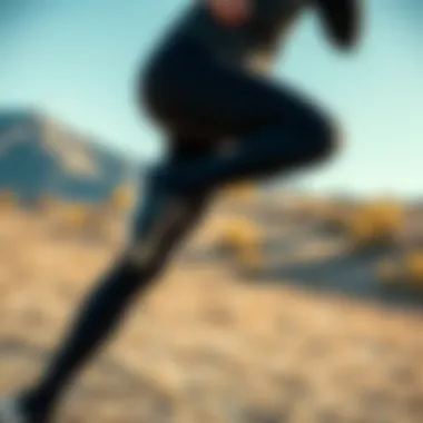 Performance Benefits of Thermal Leggings Athlete performing in thermal leggings during outdoor activity