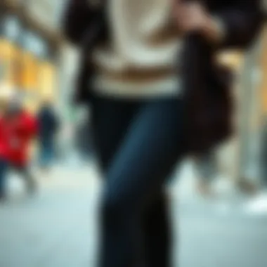 Thermal Leggings in Contemporary Fashion Fashionable thermal leggings styled with winter attire