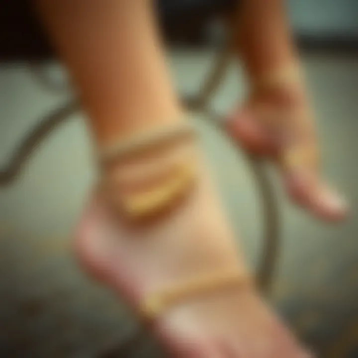 Caring tips for maintaining gold anklet extenders