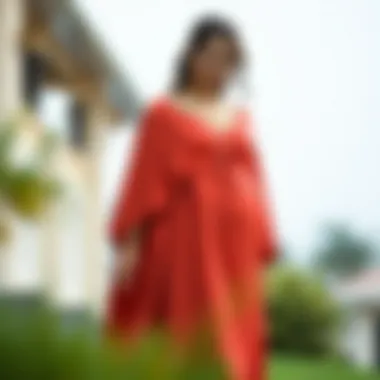 Styled Maternity Cape Gown for Special Occasion Stylish maternity cape gown styled for a special occasion
