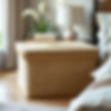 Creative Use of Seagrass Storage Box in Decor Seagrass storage box used creatively as a decorative piece