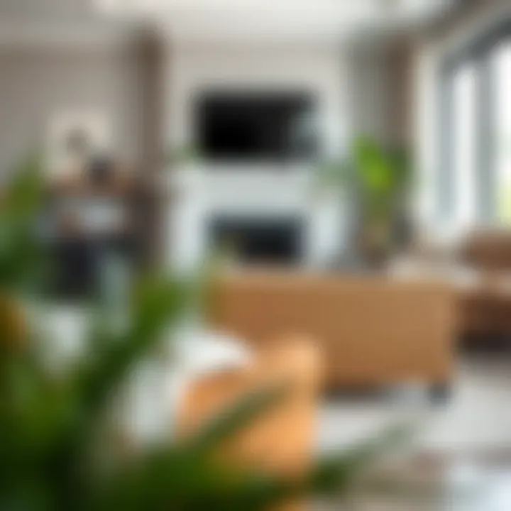 Seagrass Storage Box in Modern Living Room Elegant seagrass storage box displayed in a modern living room setting