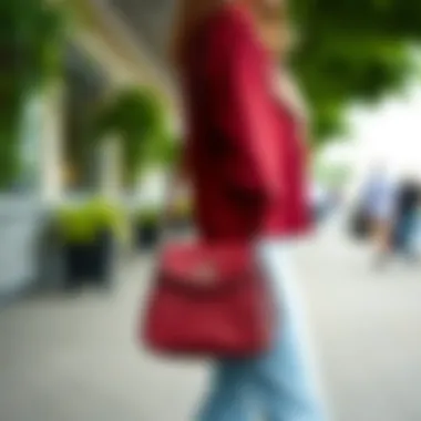Impact of net pocket handbag holders on modern fashion trends