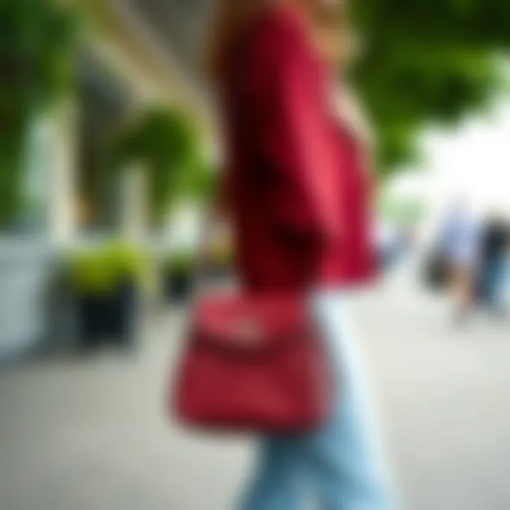 Impact of net pocket handbag holders on modern fashion trends