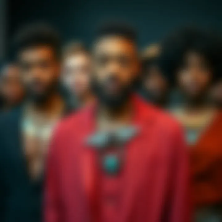 Diversity in Style: Proud Wearers of Funny Nipple Jewelry A group of diverse individuals proudly wearing funny nipple jewelry