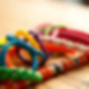 A Colorful Array of Weight Loss Bracelets Colorful array of weight loss bracelets
