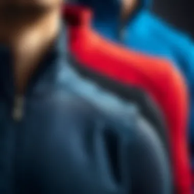 Color Selection for Slim Fit Quarter Zips Diverse color palette of slim fit quarter zips