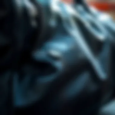 Close-up of waterproof material used in gym bags