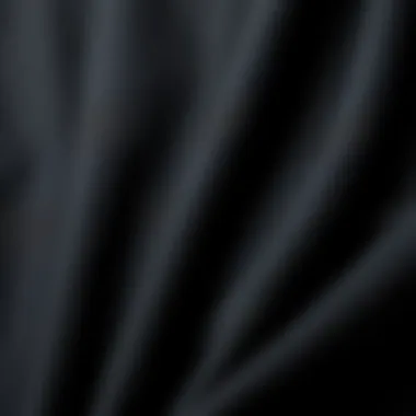 High-Quality Fabric Texture Close-up of fabric texture of high-quality black slacks